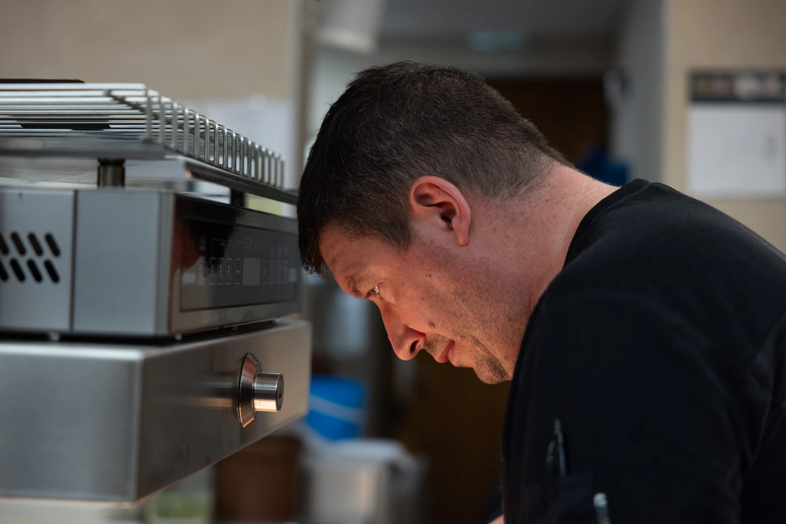 Pierre Irion au passe, en cuisine